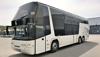 Double-Decker Bus with Driver