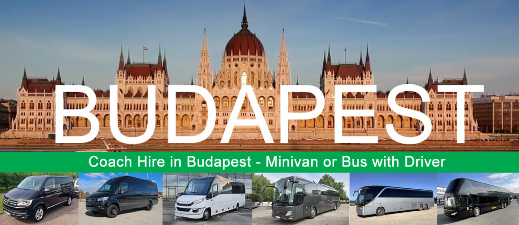 Bus hire and minivan rental with driver in Budapest
