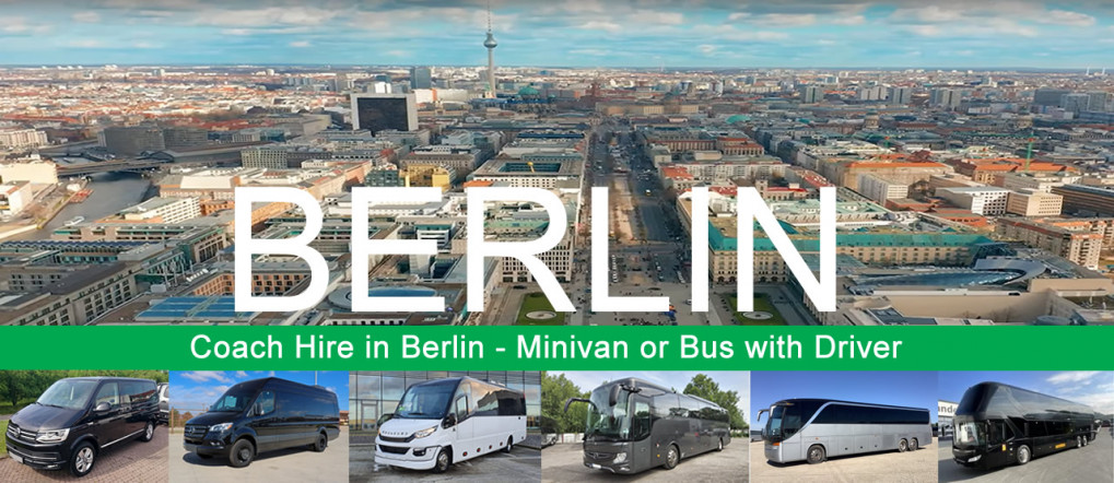 Bus hire and minivan rental with driver in Berlin