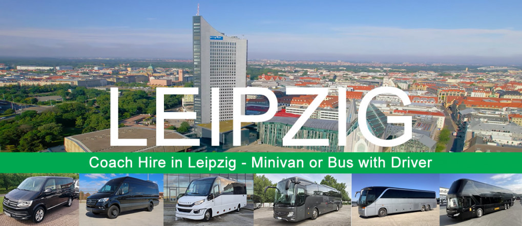 Bus hire and minivan rental with driver in Leipzig