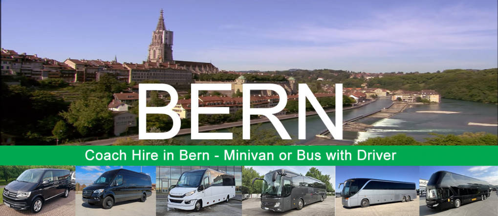 Bus company in Bern - Book a coach or minivan with driver Bus hire and minivan rental with driver in Bern