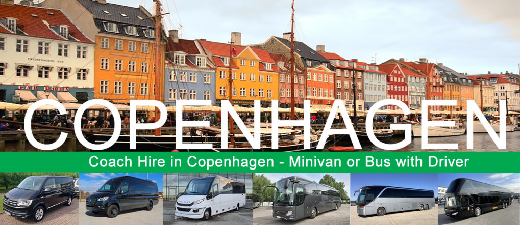 Bus hire and minivan rental with driver in Copenhagen