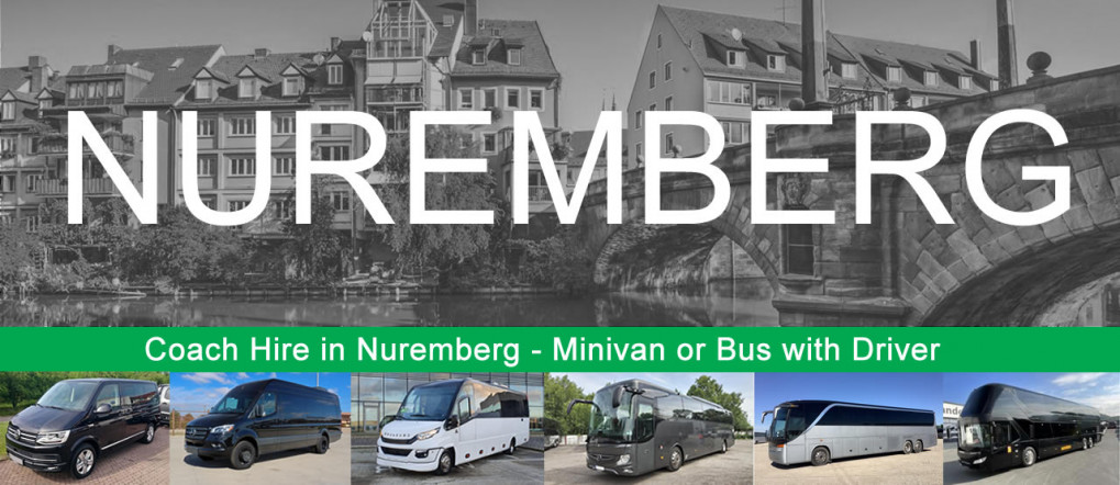 Bus hire and minivan rental with driver in Nuremberg